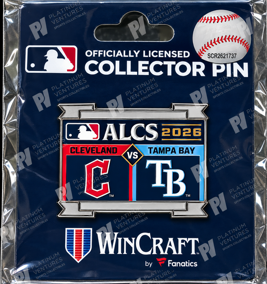2026 ALCS Championship Pin Cleveland Guardians vs Tampa Bay Rays  World Series