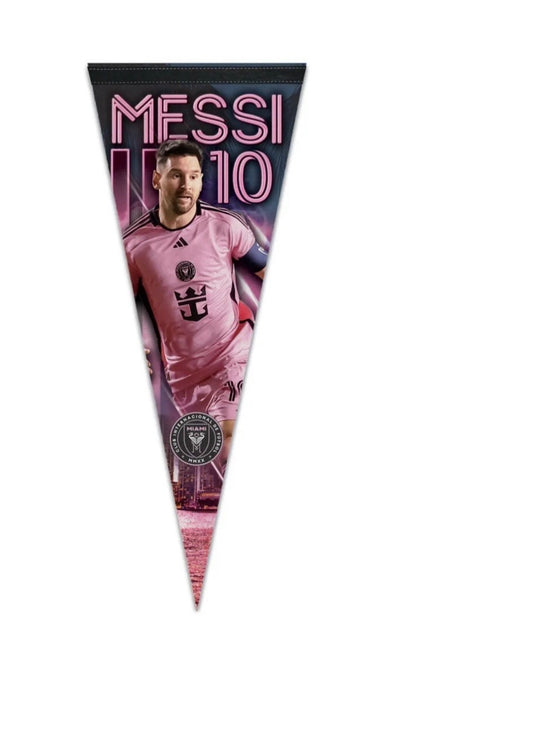 Lionel Messi Jersey Pennant Miami FC Real Madrid World Cup MLS Argentina