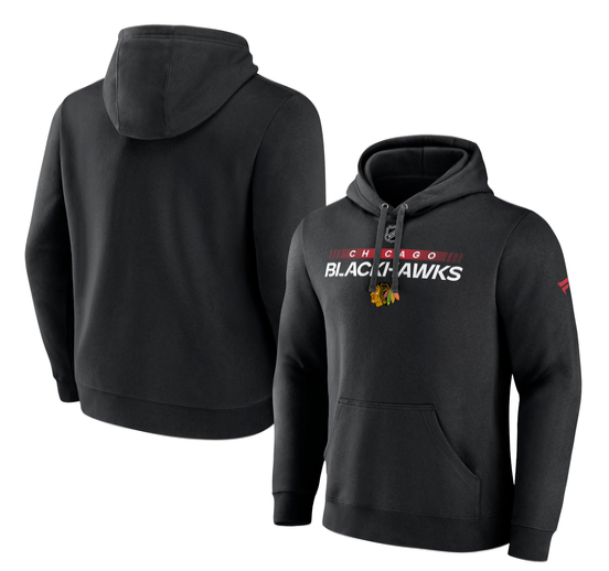 Chicago Blackhawks NHL Fanatics Brand Hoodie Sweatshirt Pro Locker Room Large