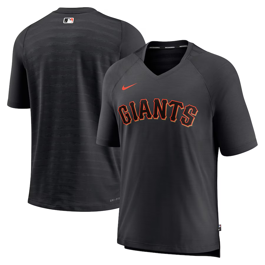 San Francisco Giants Nike Authentic Collection V-Neck Batting Practice Large