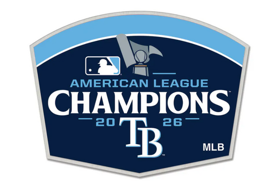 2026 MLB AL Champions Tampa Bay Rays  Collector Pin V2 ALCS World Series