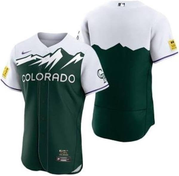 Colorado Rockies Nike Authentic City Connect Jersey Size 48