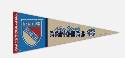2026 NHL Winter Classic New York Rangers Pennant Florida Panthers