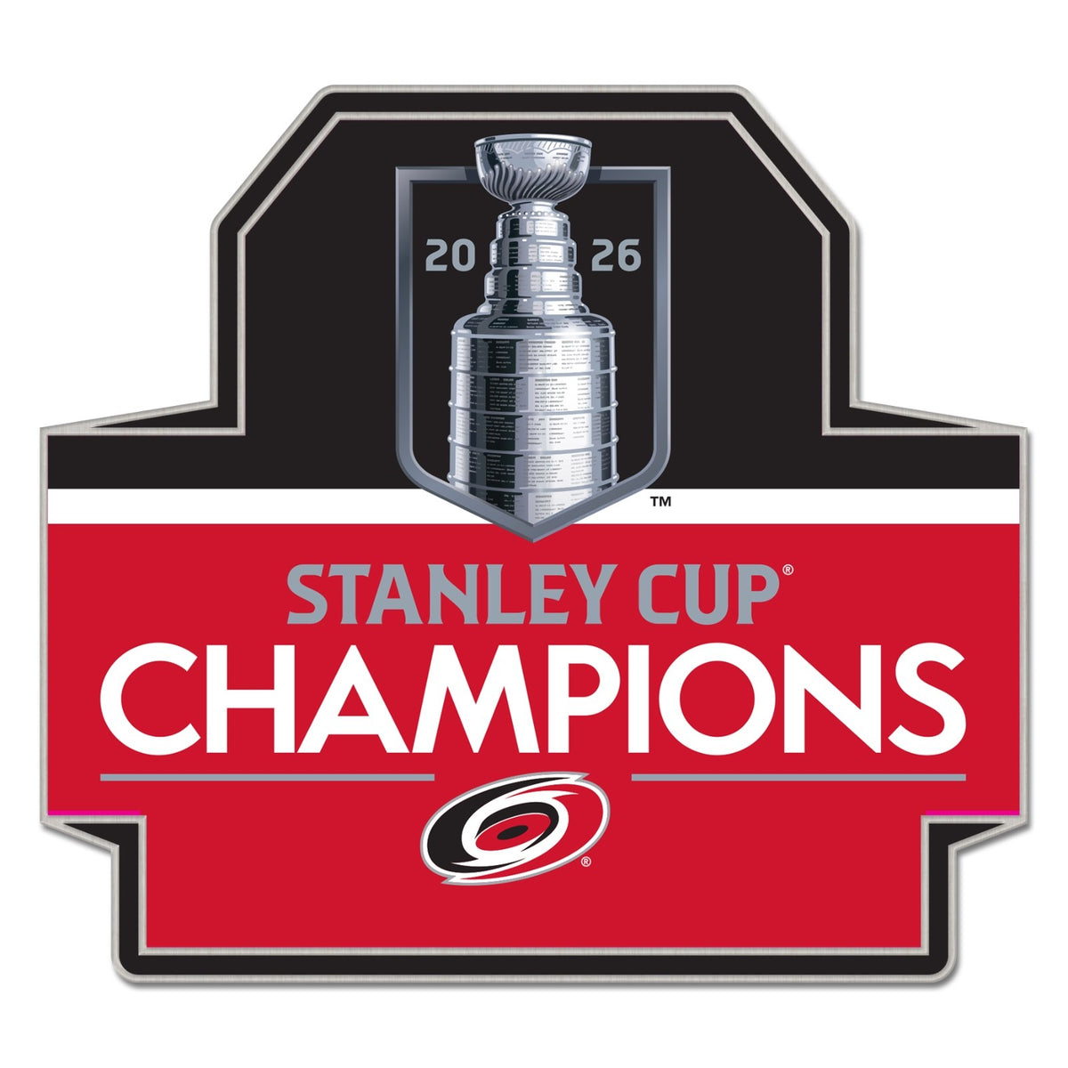 2025-2026 NHL Stanley Cup Champions Carolina Hurricanes Collector Pin V1