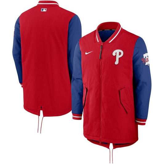 Philadelphia Phillies Authentic Collection Dugout Jacket Nike Size Large