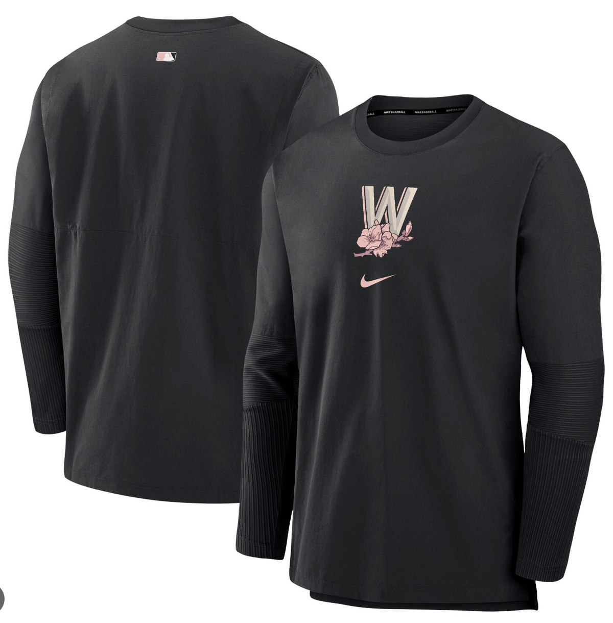 Washington Nationals Nike Authentic Collection City Connect Player Pullover LARG