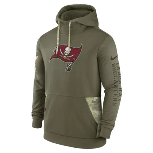 Tampa Bay Buccaneers Salute to Service Nike Sideline Sweatshirt Hoodie Large