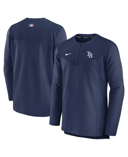Tampa Bay Rays Nike Authentic Collection Game Time Half Zip Large