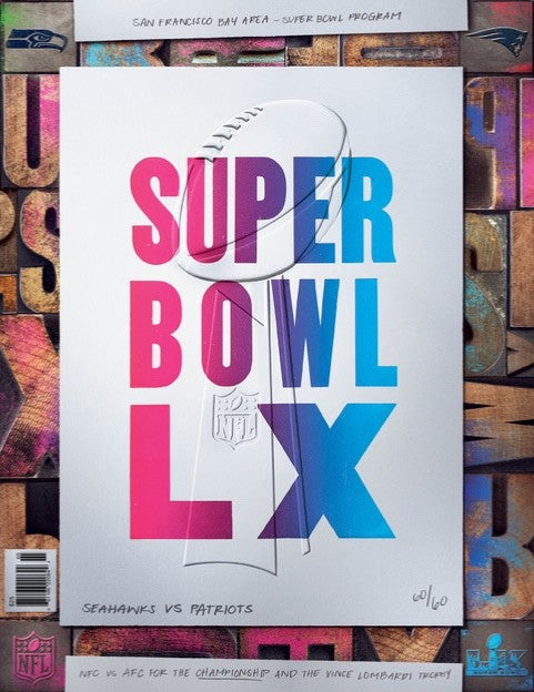 2026 NFL SUPER BOWL LX 60 OFFICIAL GAME PROGRAM PATRIOTS NATIONAL RETAIL EDITION