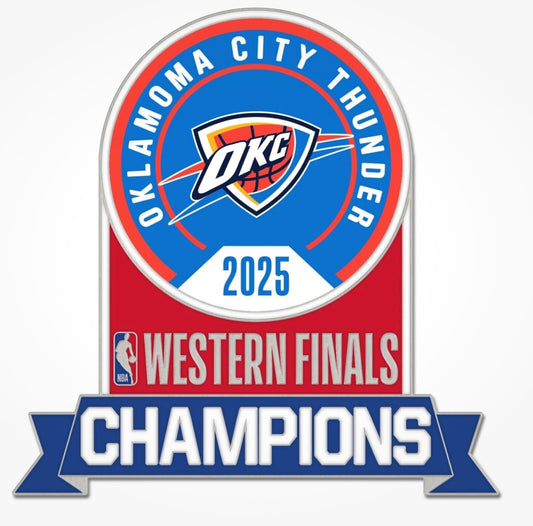 Oklahoma City Thunder 2025 Western Conference Champions NBA Finals Pin