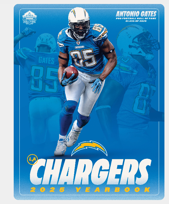 2025 Los Angeles Chargers NFL Official Yearbook
