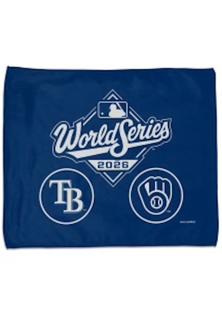 2026 World Series Dueling Milwaukee Brewers vs Tampa Bay Rays Rally Towel AL NL