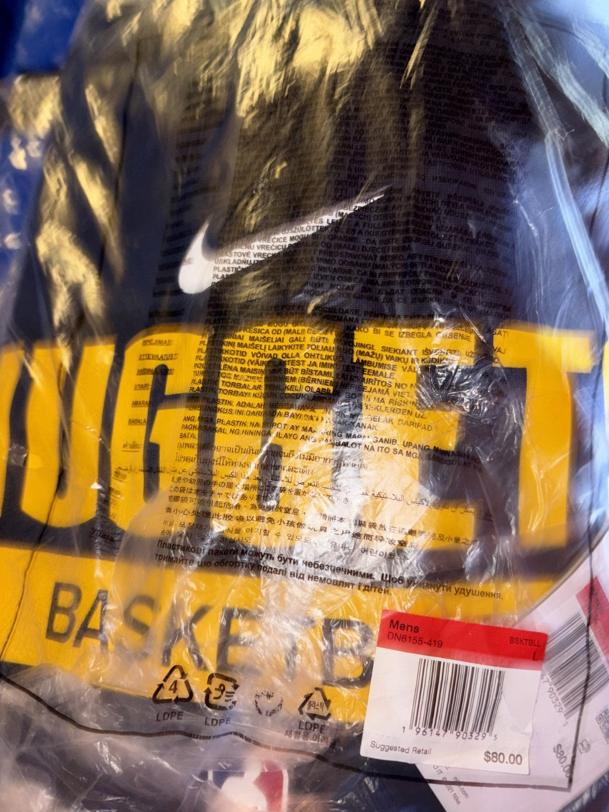 Nike Denver Nuggets On Court Practice Spotlight Hoodie Large