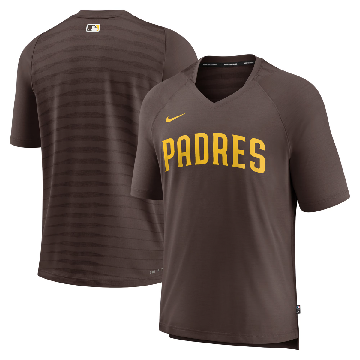 San Diego Padres Nike MLB Authentic Collection V-Neck Batting Practice Large