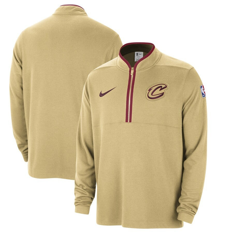 Cleveland Cavaliers Nike 2023/24 Authentic Coaches Half Zip Large