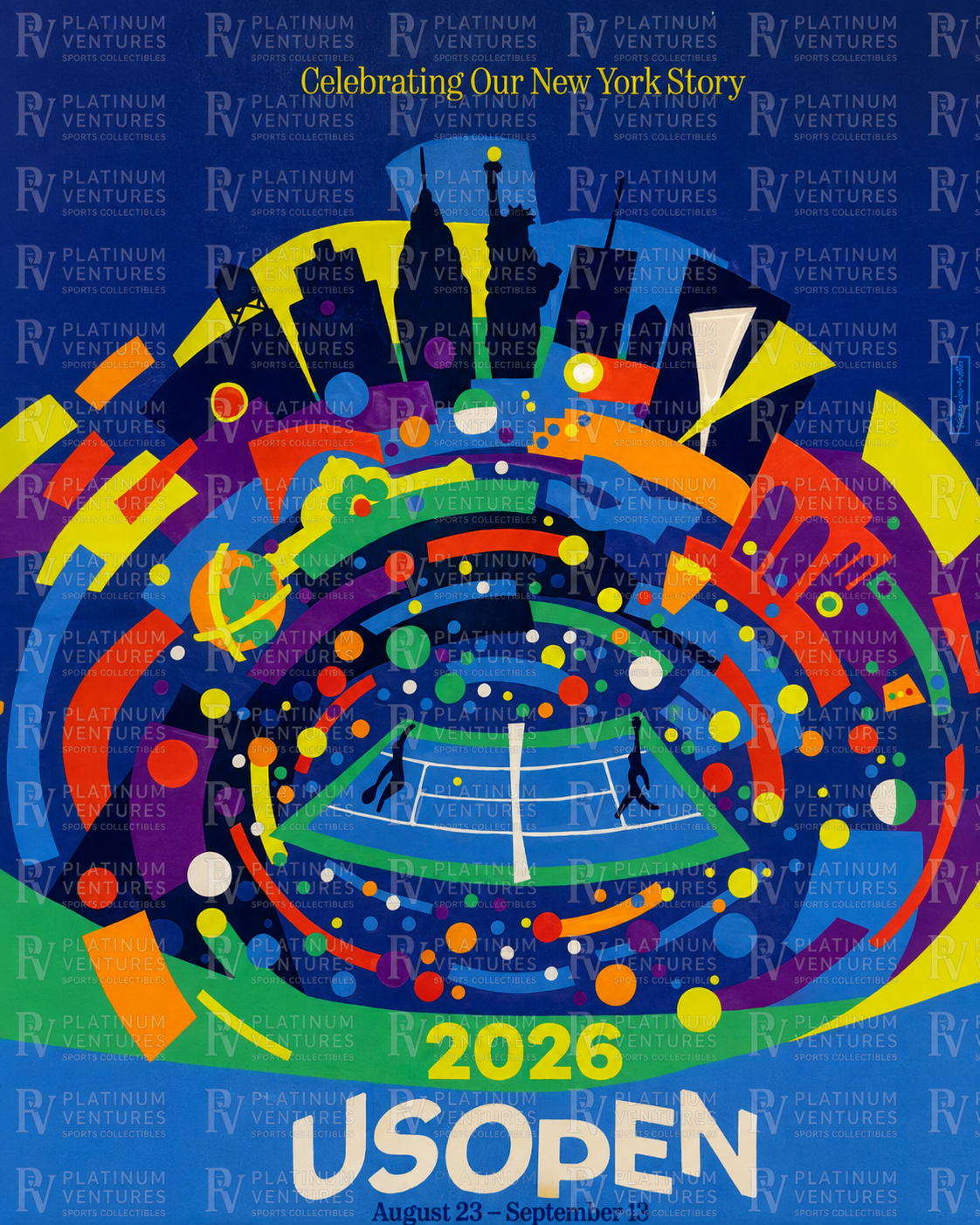 2026 US OPEN TENNIS Official Program Alcaraz Sinner Serena SHIPS NOW