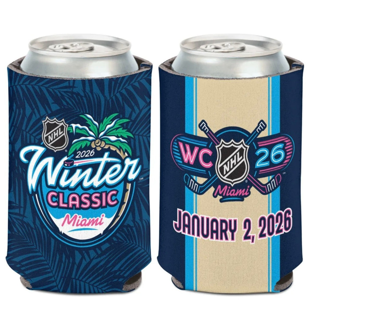 2026 NHL Winter Classic Logo Can Cooler New York Rangers Florida Panthers