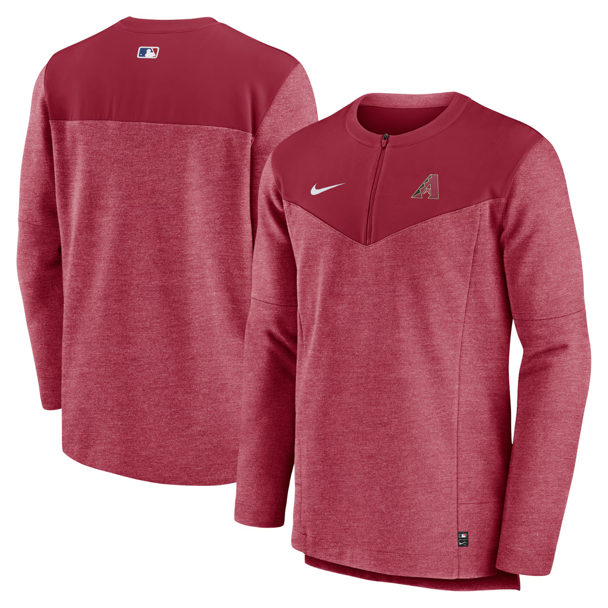 Arizona Diamondbacks Nike Authentic Collection Game Time Half Zip Large