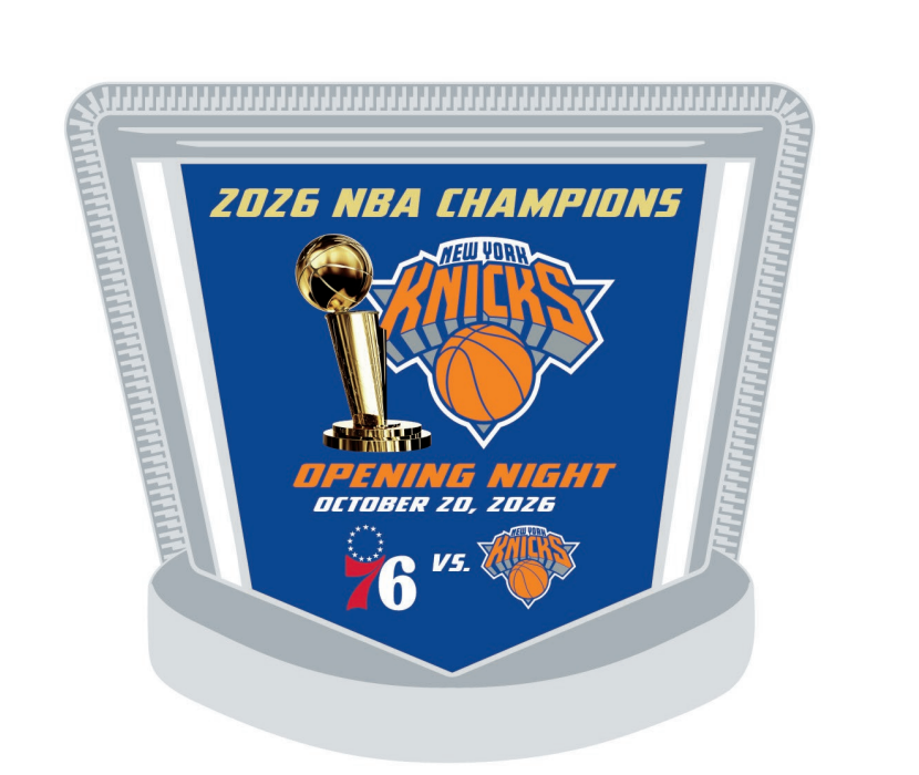 2026 New York Knicks Opening Night Collector Pin Philadelphia 76ers 10/20/26