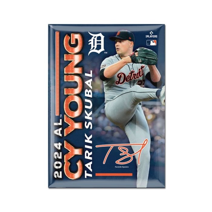 2024 MLB AL Cy Young Tarrik Skubal Magnet Detroit Tigers American League