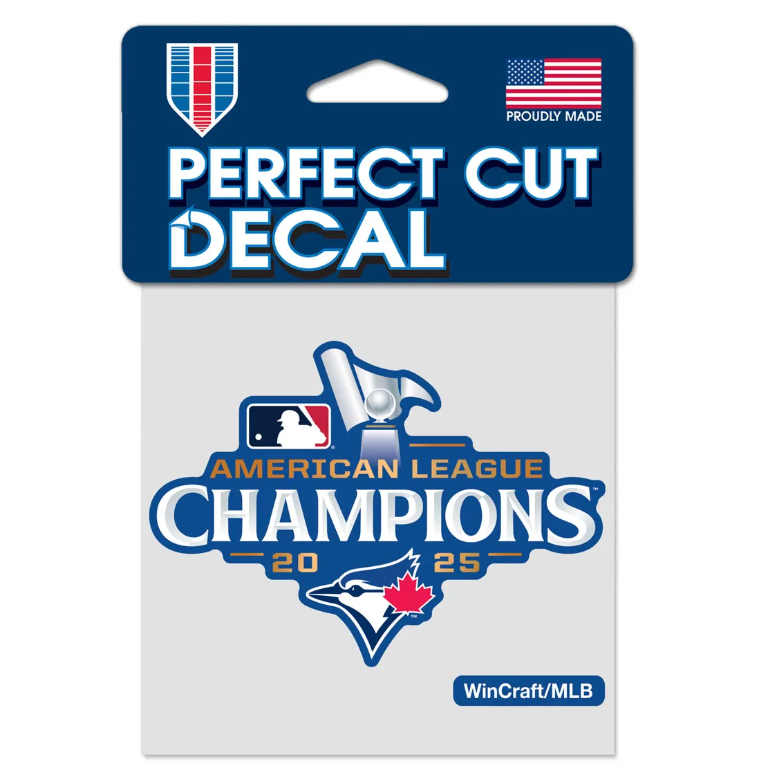 2025 Toronto Blue Jays American League Champions World Series 4X4 Decal ALCS AL