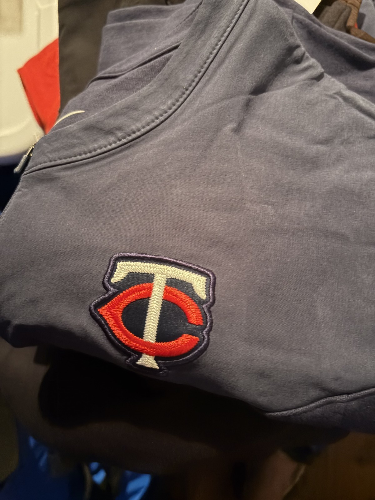 Minnesota Twins Nike Authentic Collection Game Time Pullover Large NWT