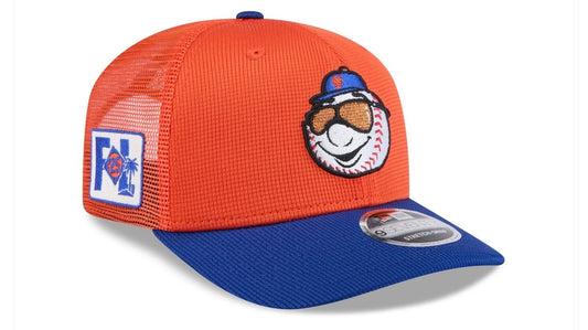 2025 New York Mets Spring Training Hat 9Seventy Mr. Met