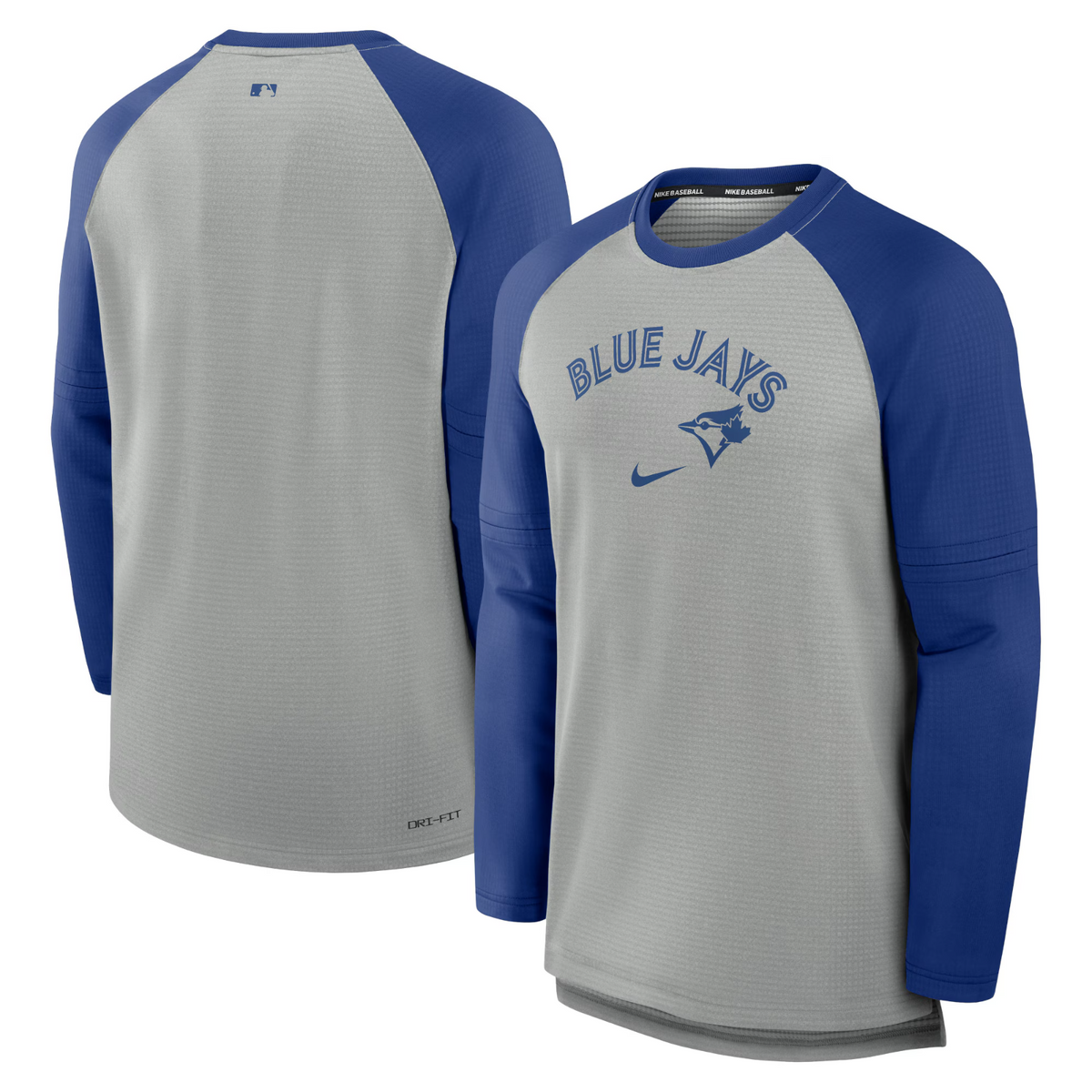 Toronto Blue Jays Mens Nike MLB Authentic Collection Raglan Long Sleeve Large