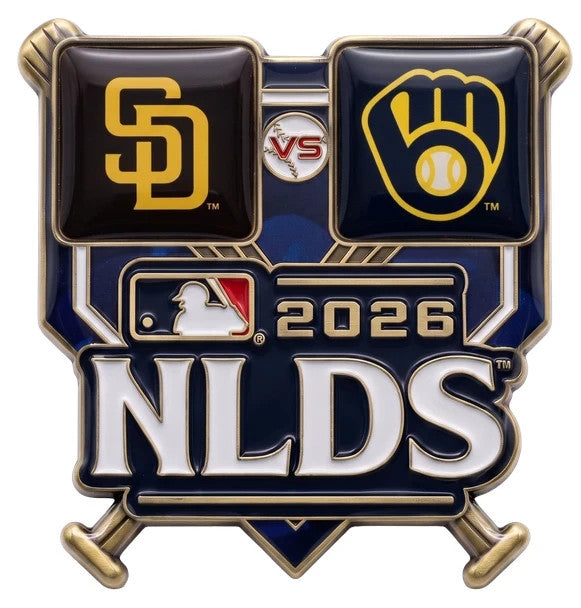 2026 NLDS Division Series Pin San Diego Padres vs Milwaukee Brewers NLCS