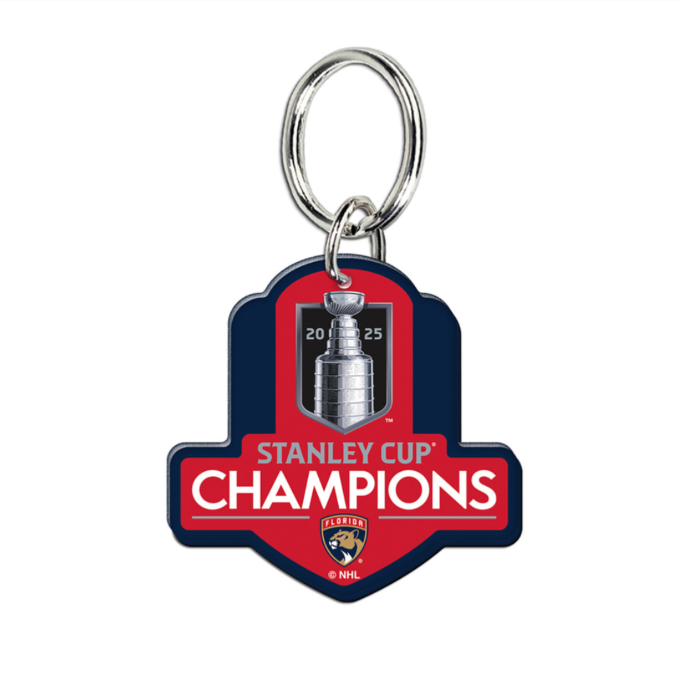 Florida Panthers 2025 NHL Stanley Cup Final Champions Key Ring
