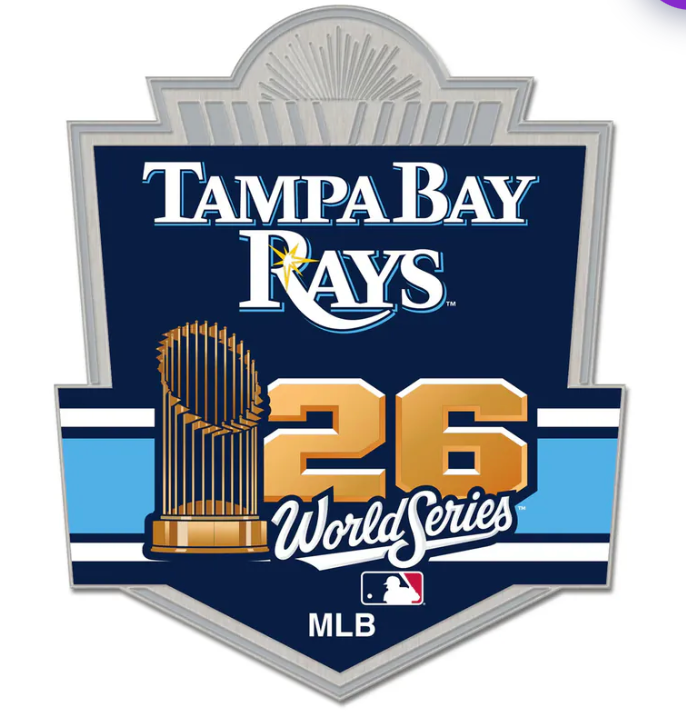 2026 MLB AL Champions Tampa Bay Rays  Collector Pin V3` ALCS World Series