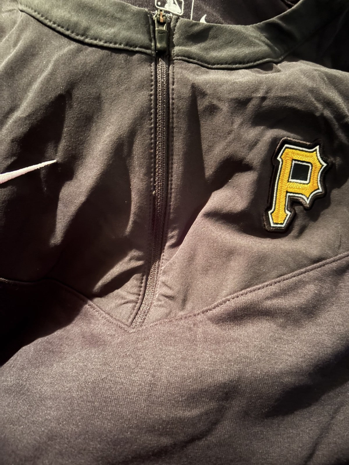 Pittsburgh Pirates Nike Authentic Collection Game Time Pullover Large NWT