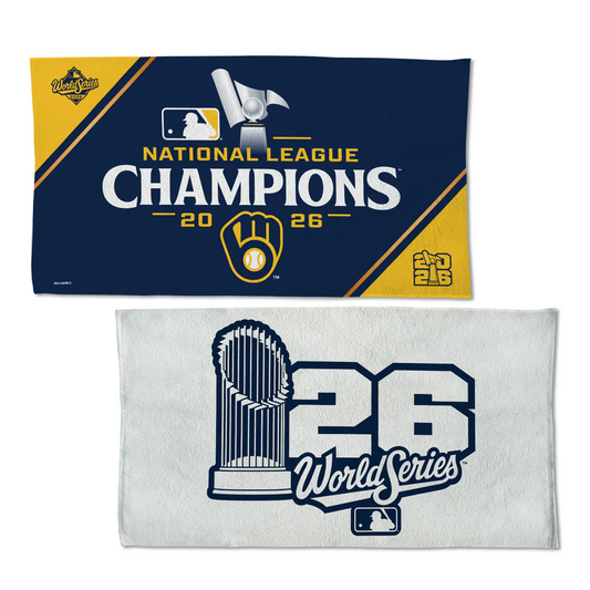 2026 MLB NL Champions Milwaukee Brewers Locker Room Towel NLCS World Series