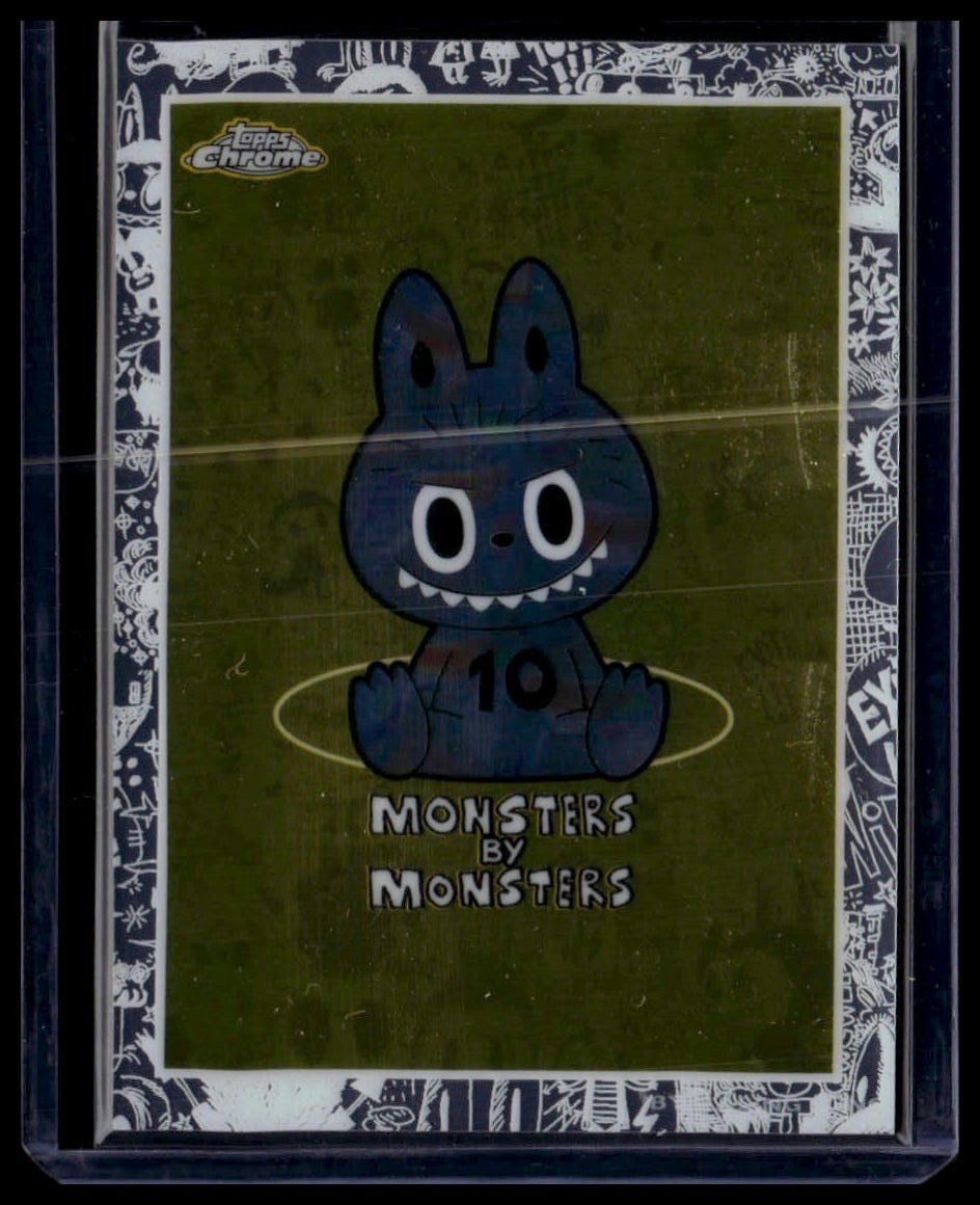 2025 Labubu 10th Anniversary Topps Chrome MONSTERS BY (2025) #4