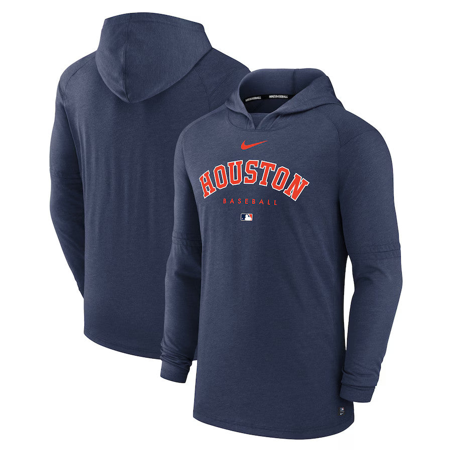 Houston Astros Nike Authentic Collection Early Work Tri Blend Hoodie Large