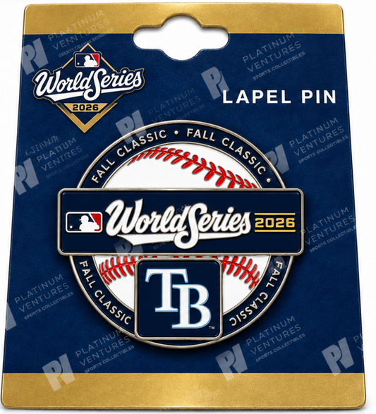 2026 MLB AL Champions Tampa Bay Rays  Collector Pin V3 ALCS World Series