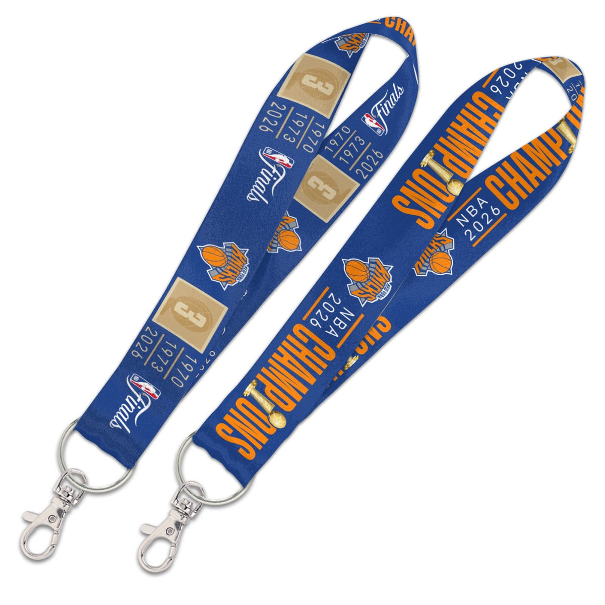 2025 2026 NBA Finals Champions  New York Knicks 1" Key Strap