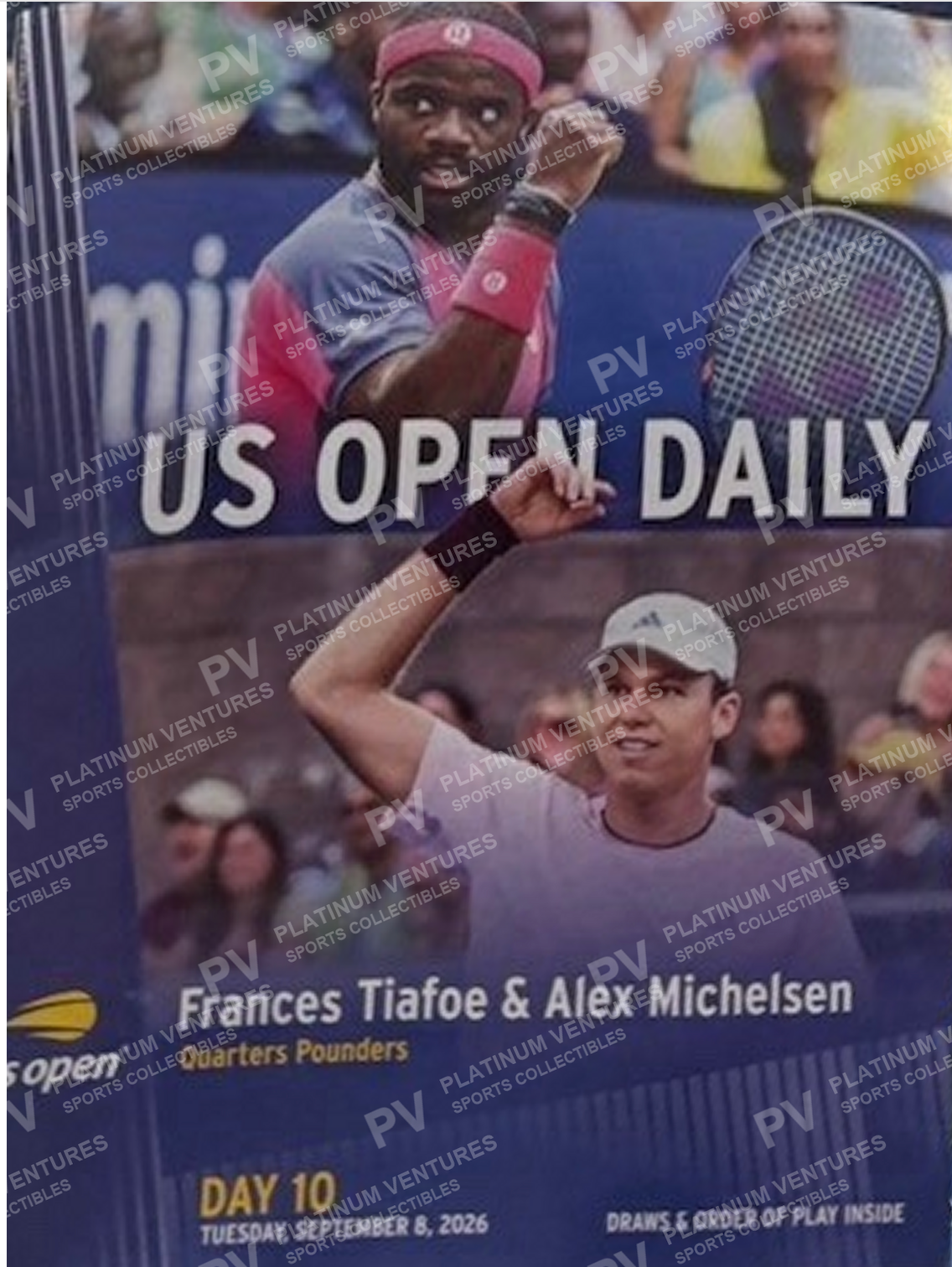 2026 US Open Tennis Daily Program Day 10 September 8