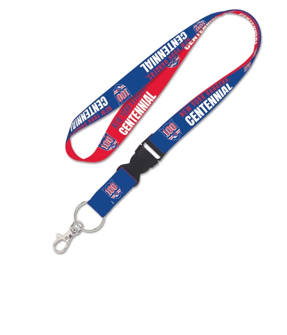 New York Rangers 100th Anniversary Centential Lanyard 2025 2026