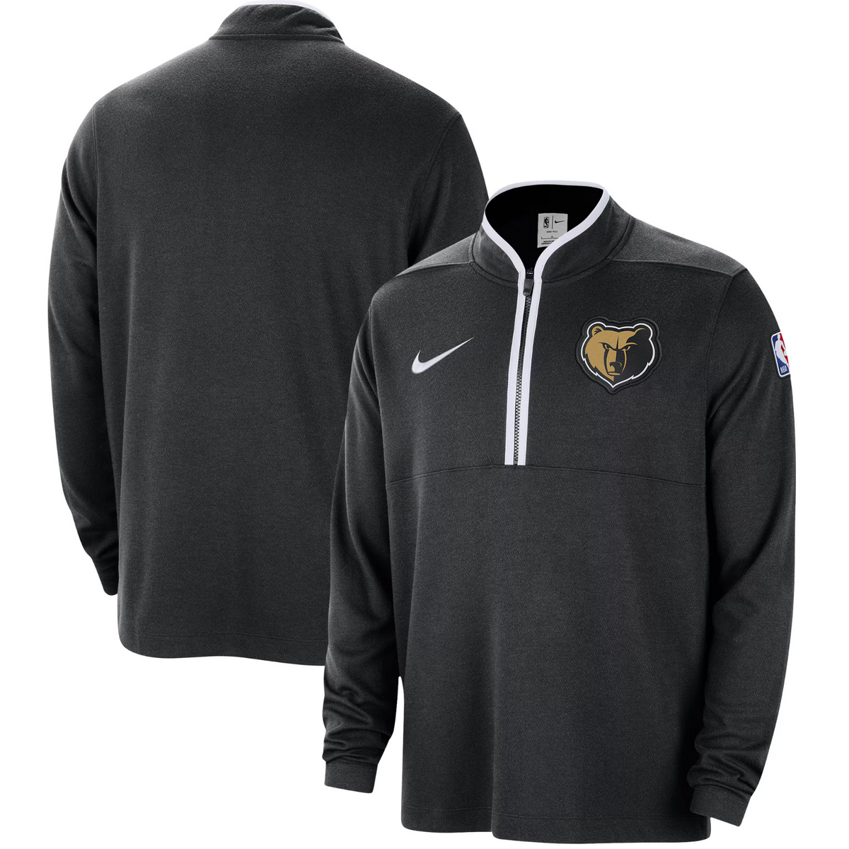 Memphis Grizzlies Nike 2023/24 Authentic Coaches Half Zip Large