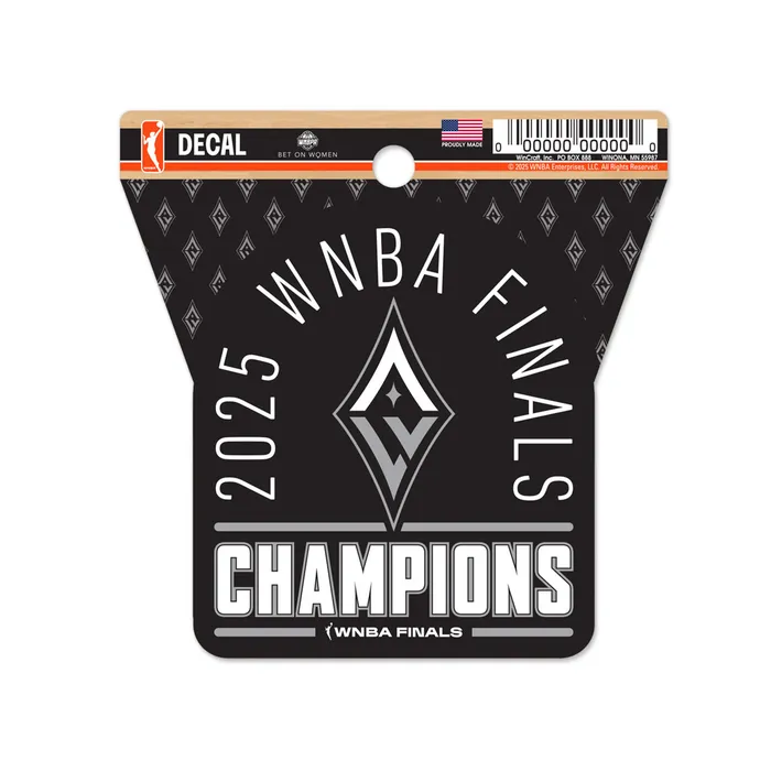 2025 WNBA Champions Las Vegas Aces Decal 3x4