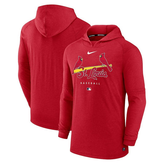 St. Louis Cardinals Nike MLB Authentic Collection Tri-Blend Early Hoodie Large