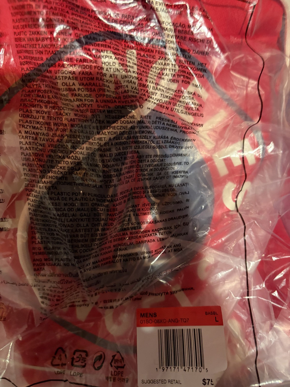 Los Angeles Angels Nike 2024 City Connect Short Sleeve Pullover Hoodie L
