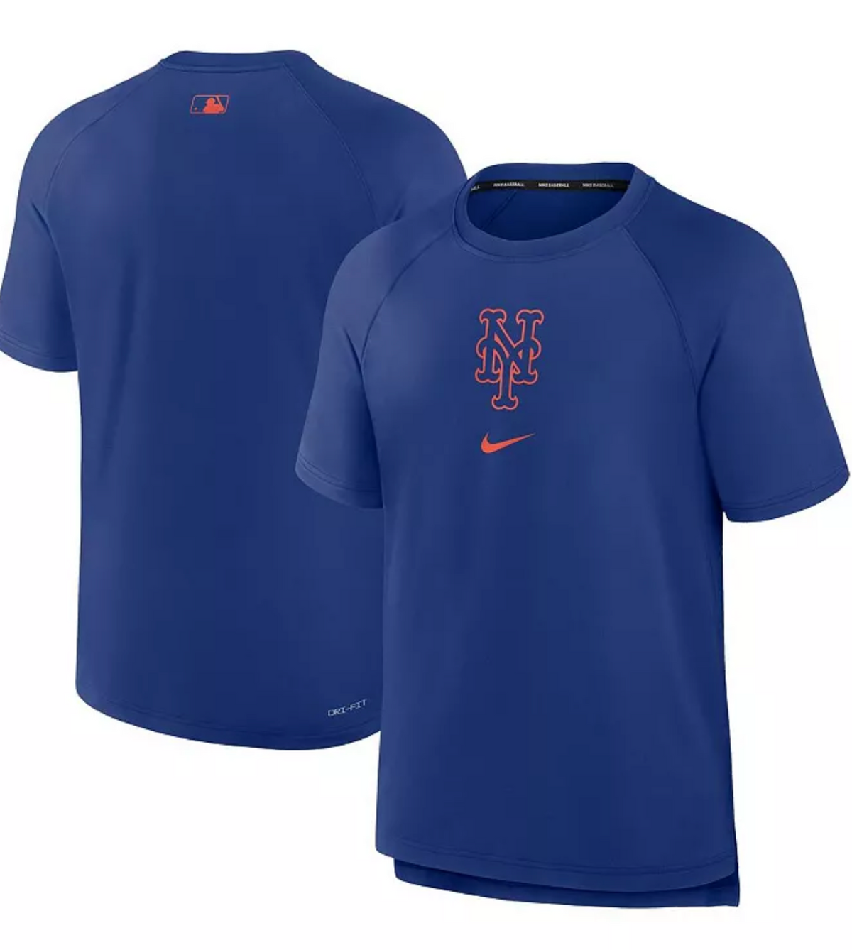 New York Mets Nike MLB Authentic Collection Batting Practice Raglan Shirt Large