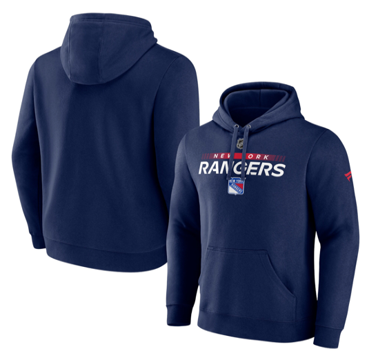 New York Rangers NHL Fanatics Brand Hoodie Sweatshirt Pro Locker Room Large