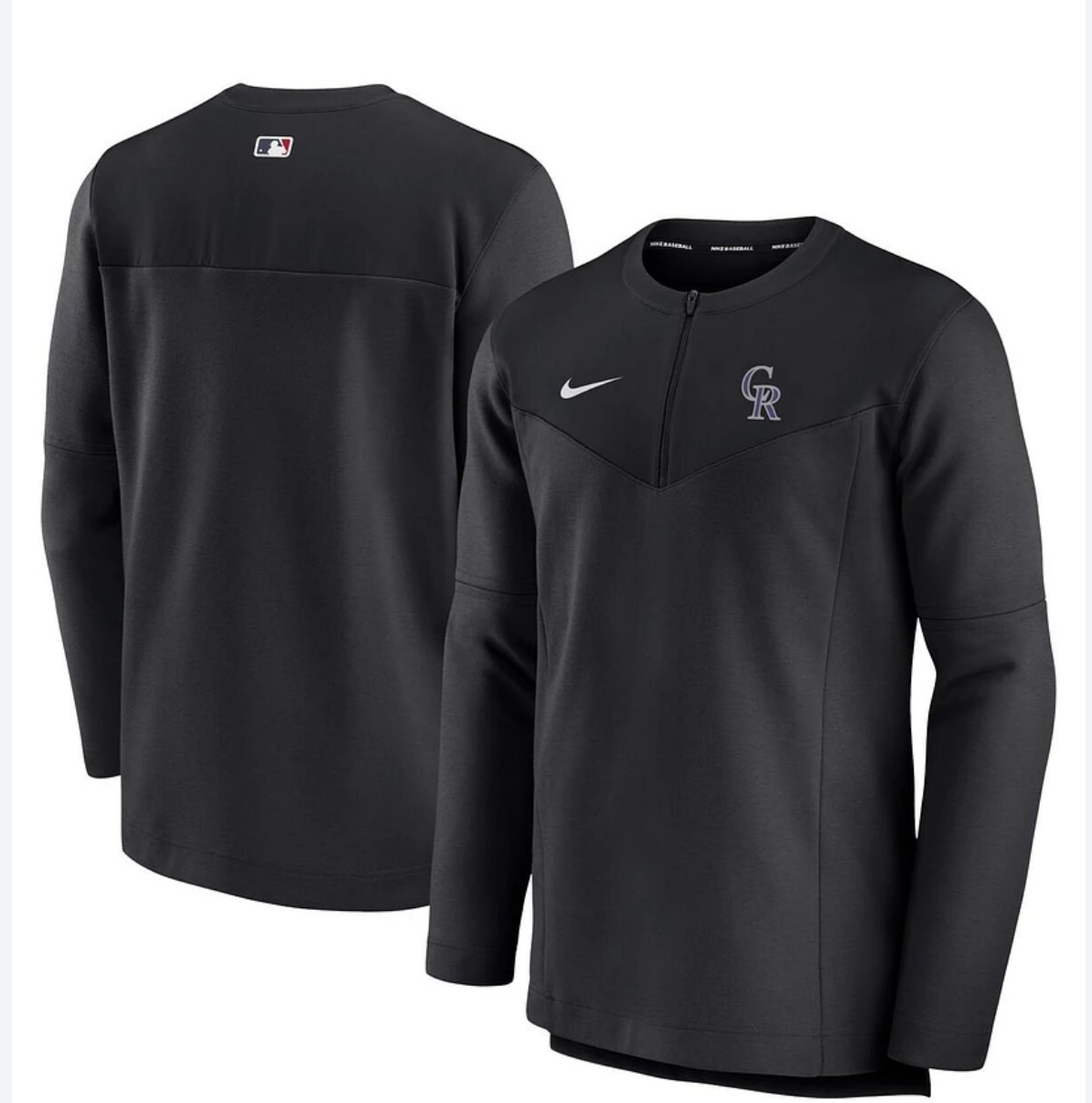 Colorado Rockies Nike Authentic Collection Game Time Half Zip Large