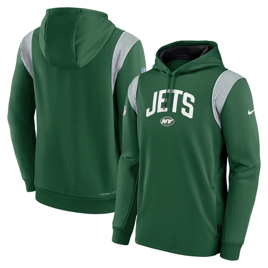 Nike New York Jets Sideline Hoodie Pullover Sweatshirt
