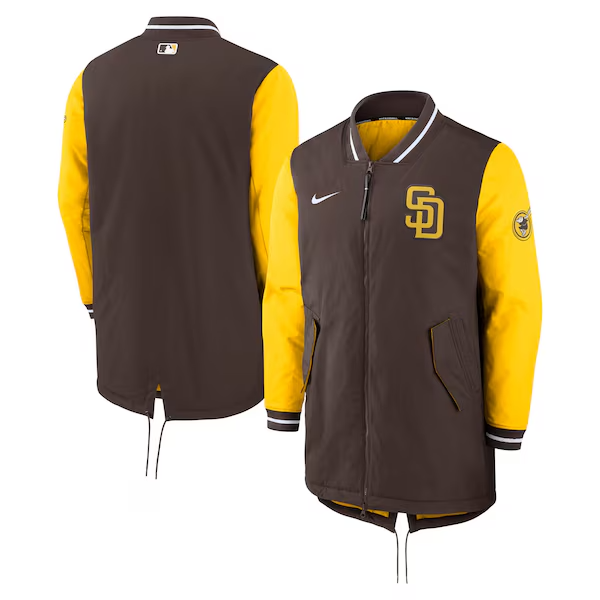 San Diego Padres Authentic Collection Dugout Jacket Nike Size Large