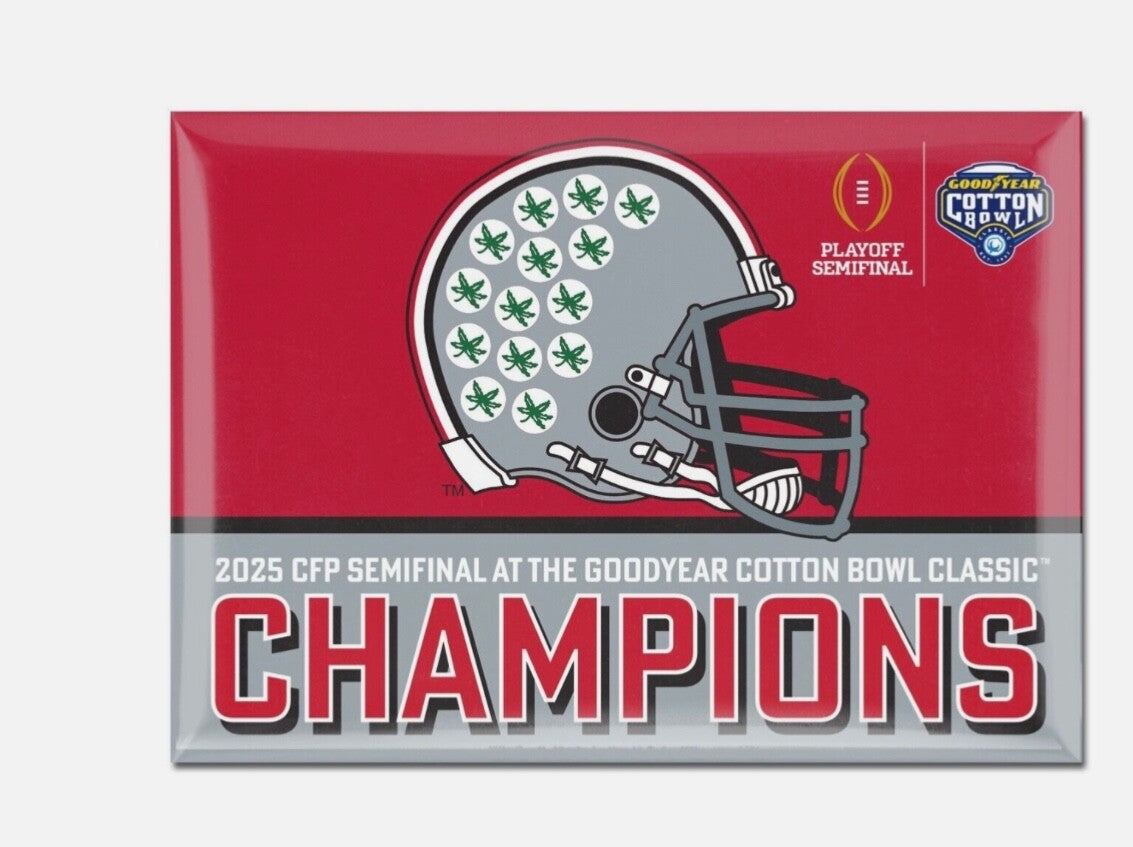 2025 Ohio State Cotton Bowl Champions Magnet College Playoff CFP National Champi