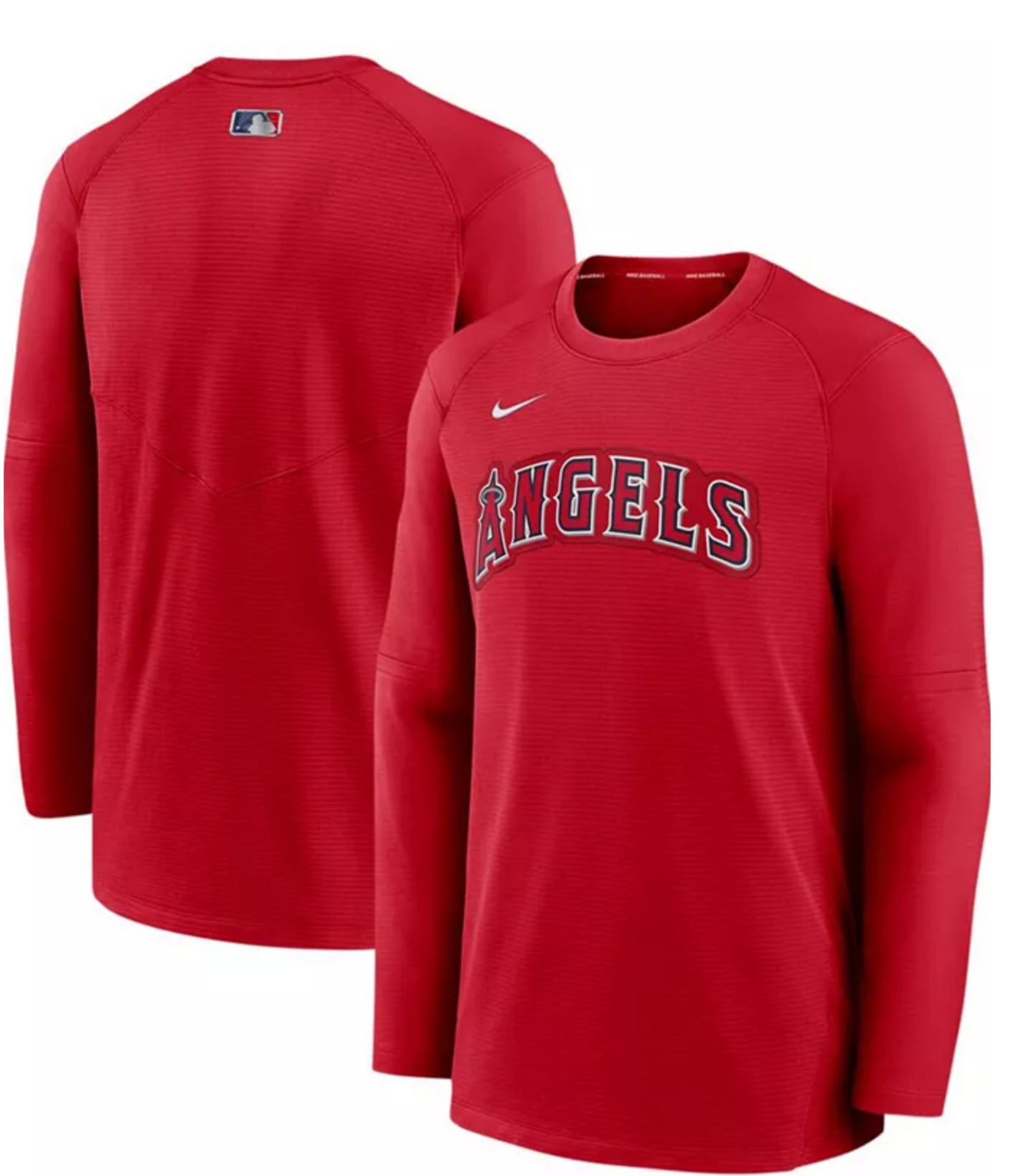 Los Angeles Angels Nike MLB Authentic Collection Raglan Long Sleeve Large